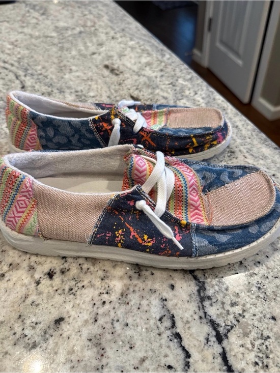 Gypsy Jazz Shoes - Gypsy Jazz Patchwork slip on shoes